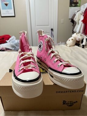 Converse Chuck 70s High Top Platform in Pink